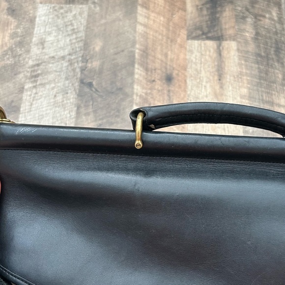 Vintage Coach 5266 Beekman Black Leather Briefcase - Picture 13 of 17